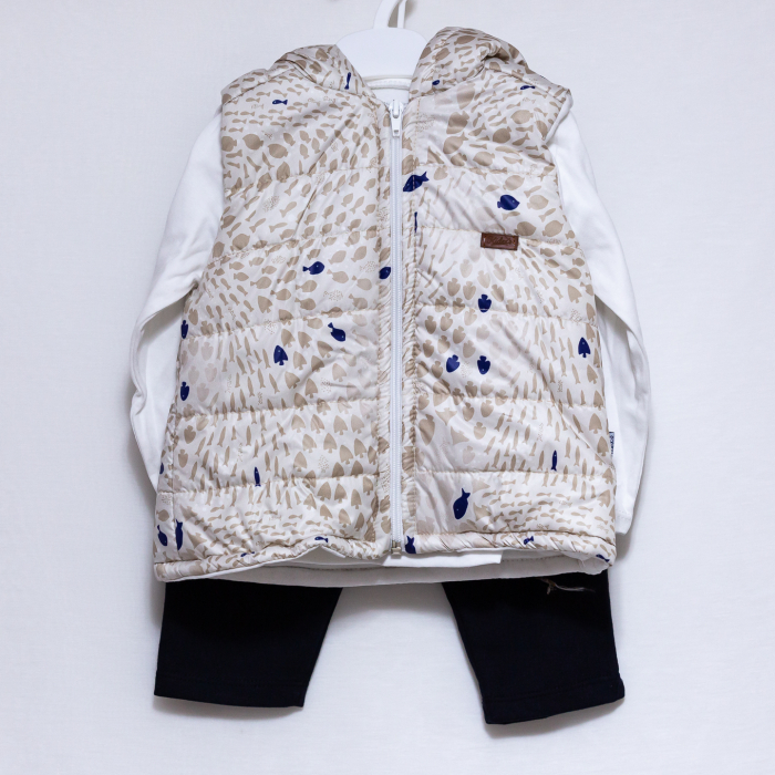 Compleu copii vesta cu bluza si pantaloni Pestisori [4]