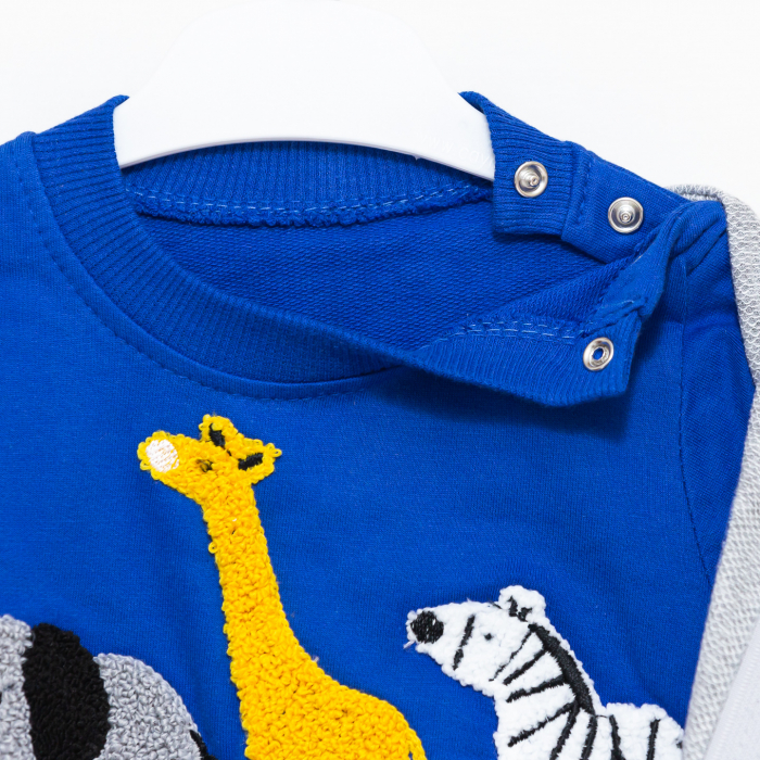 Set de Haine pentru Bebelusi Safari- Hanorac, Pantaloni și Bluza [4]