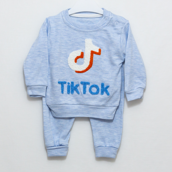 Bluza bebelus si pantaloni Tik Tok [4]