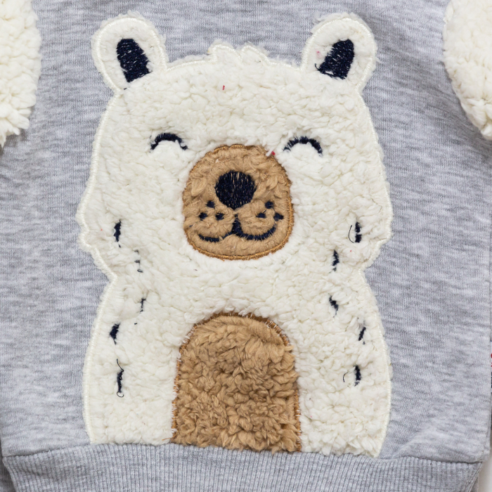Bluza si pantaloni pentru bebe Ursulet [4]