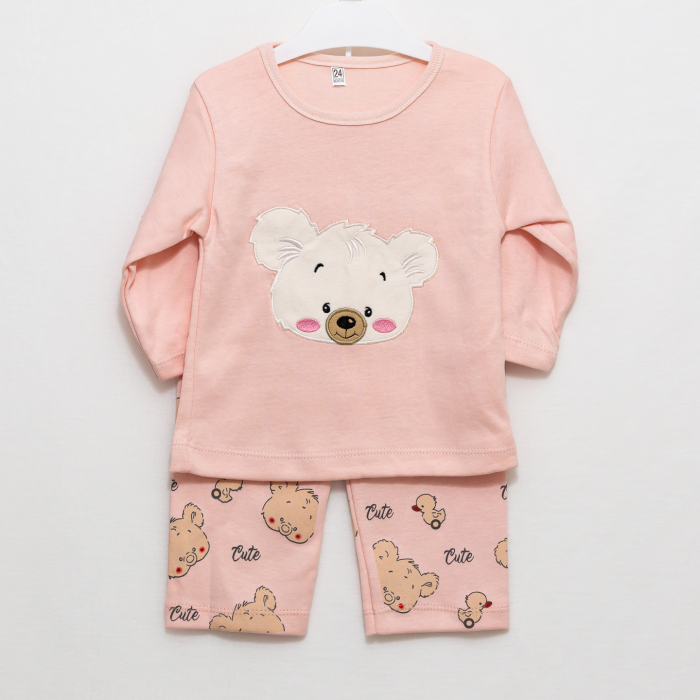 costumase bebelusi fete bluza si pantaloni Ursulet [2]