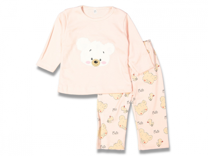 costumase bebelusi fete bluza si pantaloni Ursulet [1]