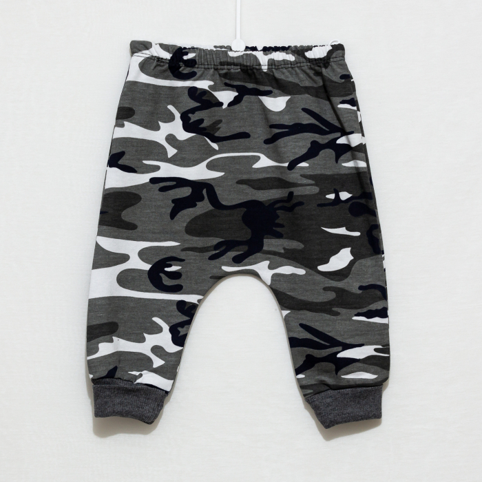 Compleu copii bavetica cu bluza si pantaloni Wild [4]