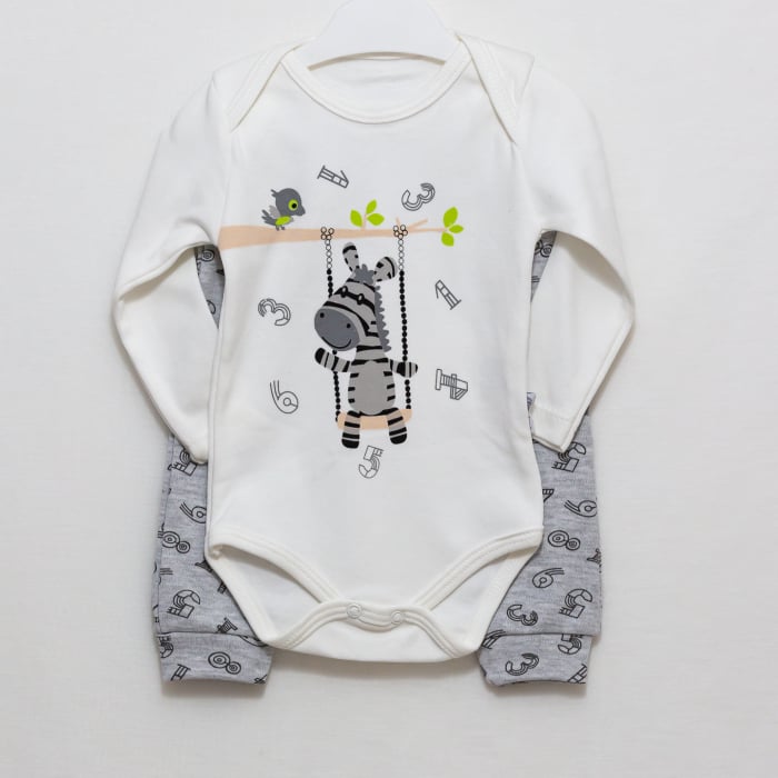 set bebe Zebră | Haine Copii | Compleuri pentru Bebelusi [2]