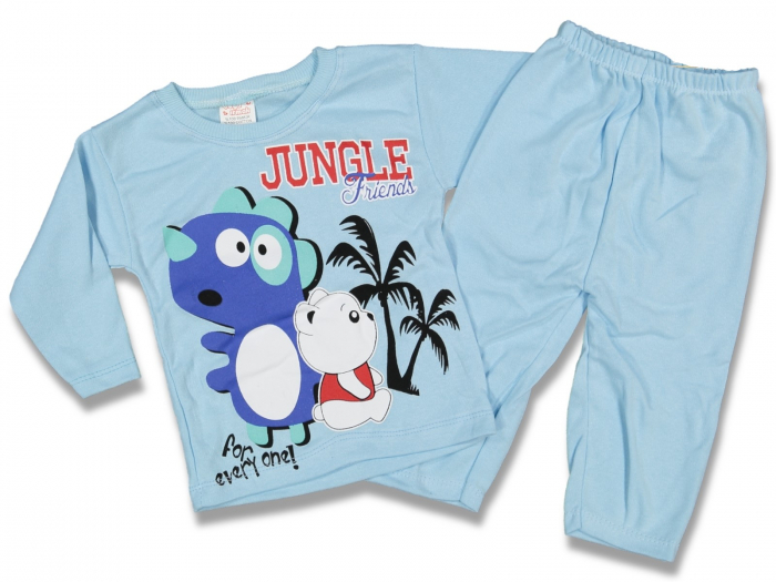 Pijamale Bumbac pentru Bebelusi - Jungle [1]