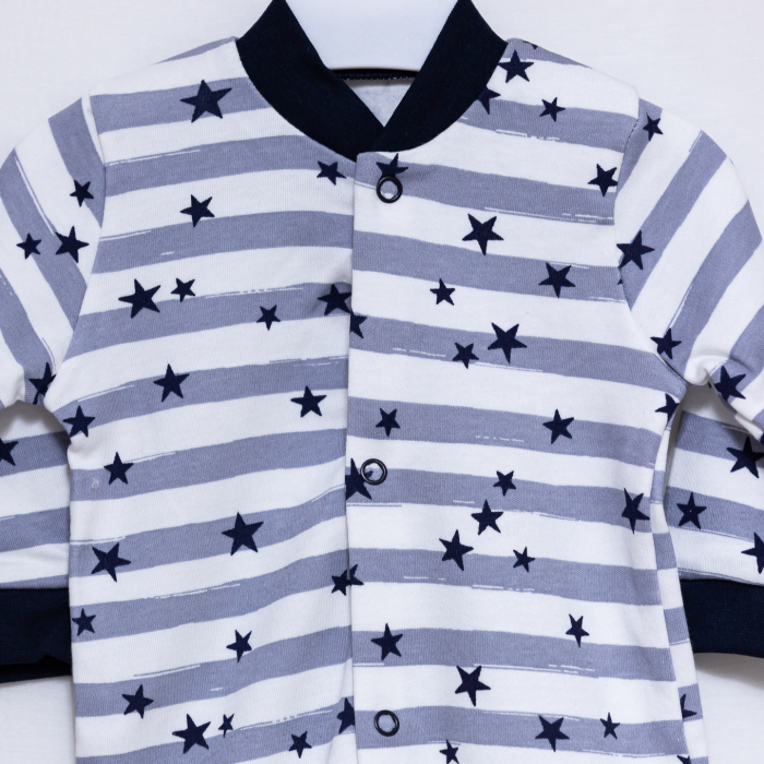 Salopetă Bebe Stelute - Material Moale și Delicat [3]