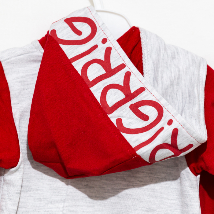 Salopetă Dino cu mânecă lungă, Moțat, material bumbac [3]