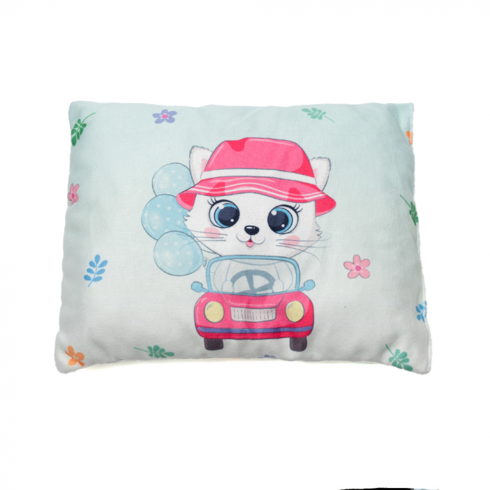 Set bebe salteluta cu perna Pisicuta|Accesorii bebelusi| Accesorii copii [5]