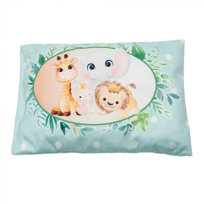 Set bebe salteluta cu perna Safari|Accesorii bebelusi| Accesorii copii [4]
