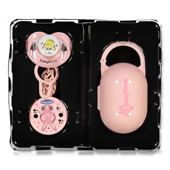 Set suzetă bebe Fetiță| Accesorii pentru Bebelusi [2]