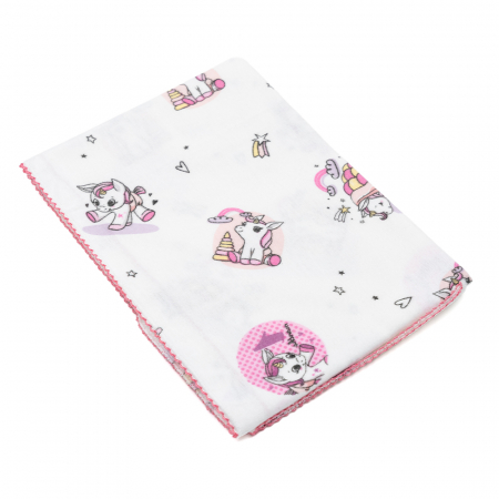 Patura bebelus bumbac Unicorn| Paturi copii [1]
