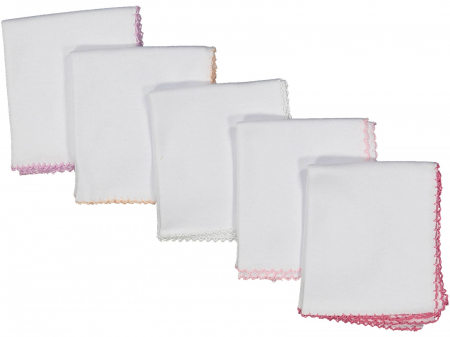 Set 10 batiste/prosopele roz pentru bebelusi [1]
