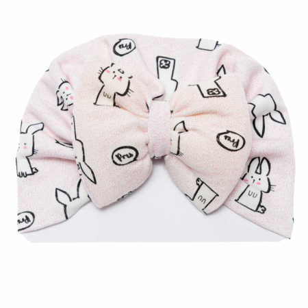 Turban bebe cu fundita Iepurasi [2]