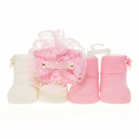 Set 3 piese bebe bentita si doua perechi de sosete [2]