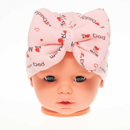 Turban bebe I love Mom and Dad [1]