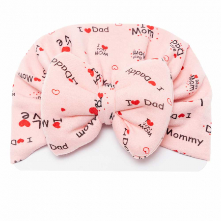 Turban bebe I love Mom and Dad [2]