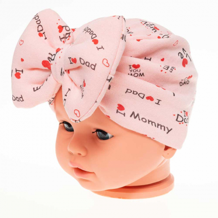Turban bebe I love Mom and Dad [0]