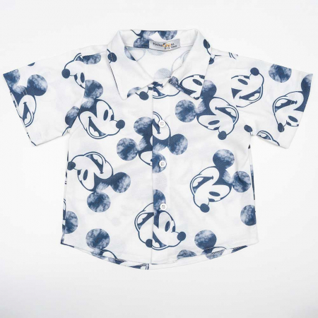 costum baieti Mickey Mouse camasa si pantaloni [6]