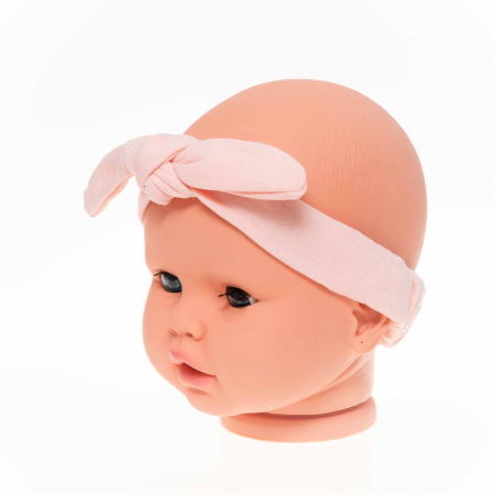 Bentiță bebe cu fundiță din bumbac organic [1]