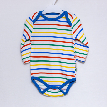 Body - body baieti Strips material bumbac