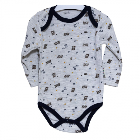 Body - body baieti Roar material bumbac