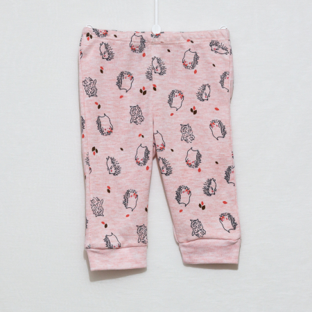 Set de 3 Piese pentru Fetițe Arici- Pantaloni, Body și Bavetica [2]