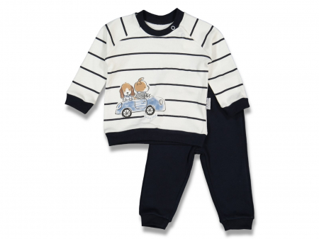Compleuri - Set 2 piese - Compleu Băieți Bobby Baby cu bluza si pantaloni