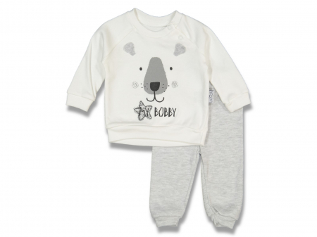 Compleuri - Set 2 piese - imbracaminte bebe Bobby cu bluza si pantaloni