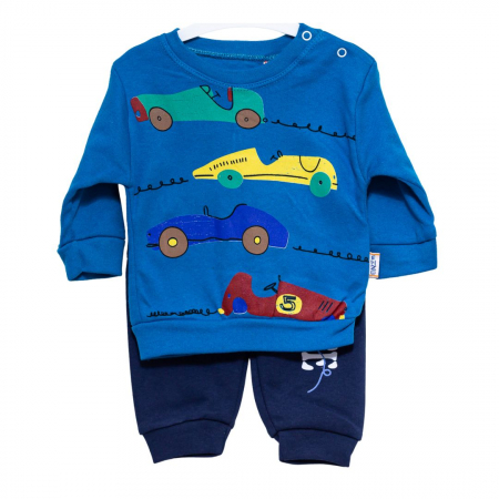Compleuri - Set 2 piese - set bebe Băieți Cars| Seturi pentru Copii | Haine Bebelusi