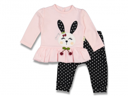 Compleuri - Set 2 piese - compleuri fete bluzita si colati Cherry Bunny