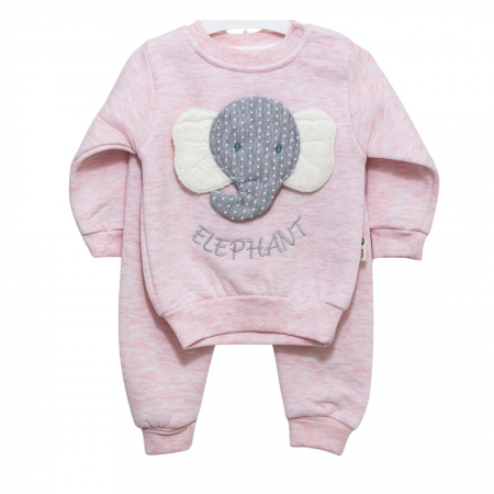 Compleuri - Set 2 piese - costumase bebelusi fete Elefant - Confort si Stil