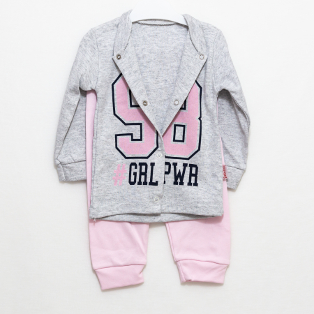 Costumas bebe bluza si pantaloni Girl Power [3]