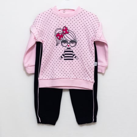 imbracaminte bebe bluza si pantaloni Girly [3]