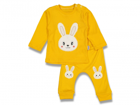 Compleuri - Set 2 piese - Haine bebelusi Iepuraș | Haine pentru Copii| Bluza Bebelusi