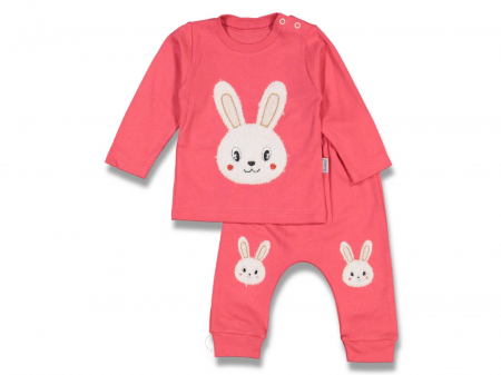 Compleuri - Set 2 piese - Haine bebelusi Iepuraș | Haine pentru Copii| Bluza Bebelusi