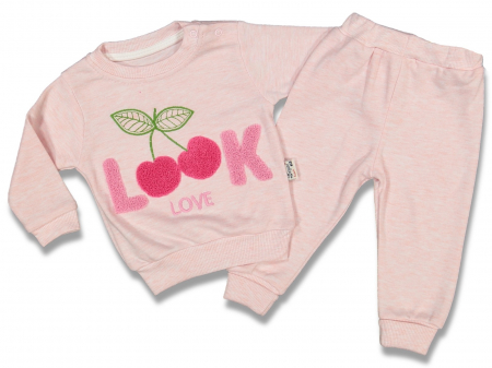 Compleuri - Set 2 piese - set bebe bluza si pantaloni Love