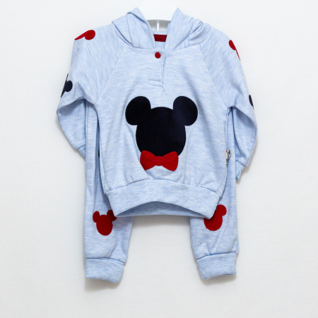 costumase bebelusi Mickey Mouse cu hanorac si pantaloni [4]