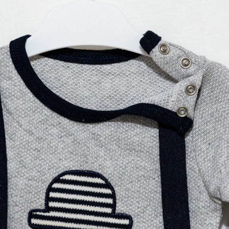 costumas bebelusi Moustache body si pantaloni [2]