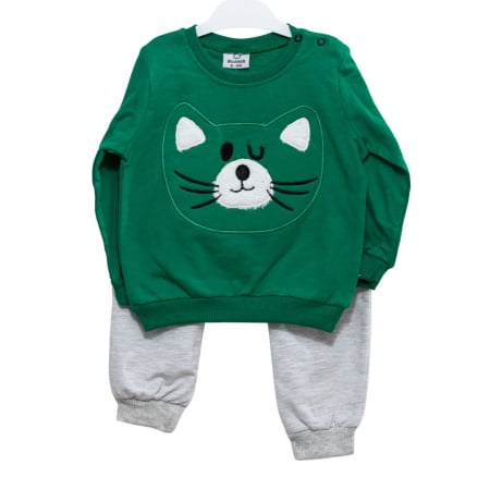 Compleuri - Set 2 piese - Costumas bebelus Pisicuță | Haine Copii| Haine Bebelusi