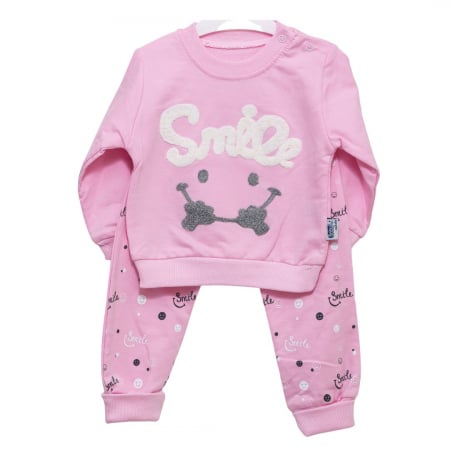 Fete - Compleu copii bluza si pantaloni Smile