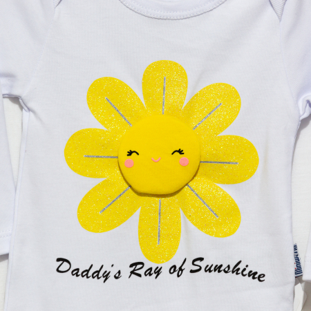 Set Bebe Fetiță Sunshine- Body, Pantaloni și Caciulita [2]