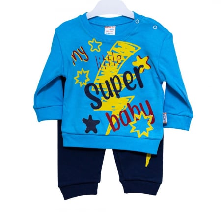 Compleuri - Set 2 piese - compleuri bebelusi baieti Super Baby| Seturi Copii | Haine Bebelusi