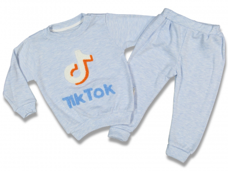 Compleuri - Set 2 piese - Bluza bebelus si pantaloni Tik Tok