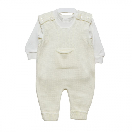Compleu Tricot Set 2 Piese | Salopeta pentru Copii | Haine Bebelusi [0]