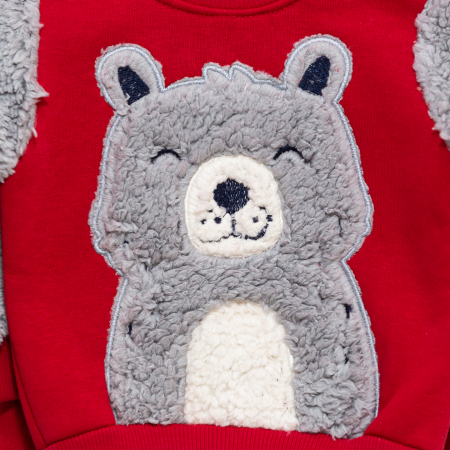 Bluza si pantaloni pentru bebe Ursulet [2]
