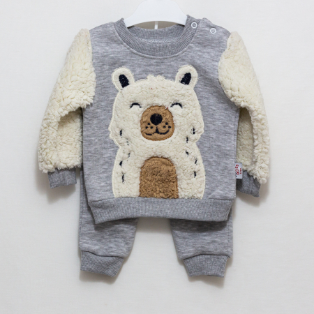 Bluza si pantaloni pentru bebe Ursulet [2]