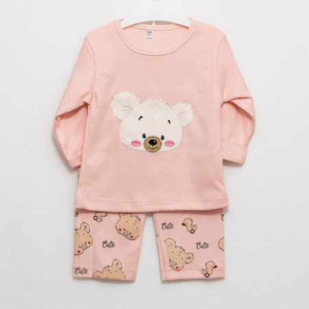 costumase bebelusi fete bluza si pantaloni Ursulet [1]