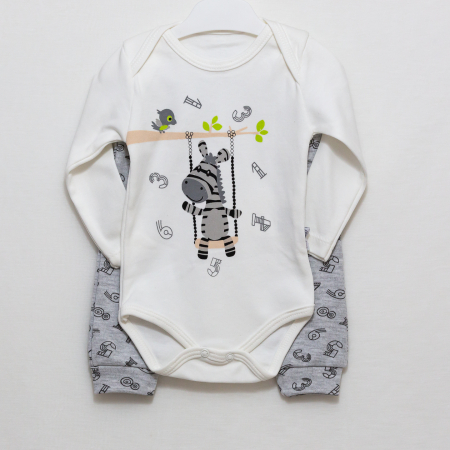 set bebe Zebră | Haine Copii | Compleuri pentru Bebelusi [1]
