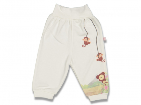 Pantaloni - Pantaloni de Joacă pentru Bebelusi Maimutica- Rezistenți și Flexibili