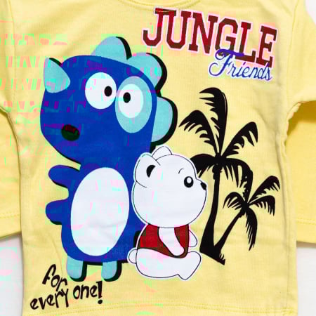 Pijamale Bumbac pentru Bebelusi - Jungle [2]